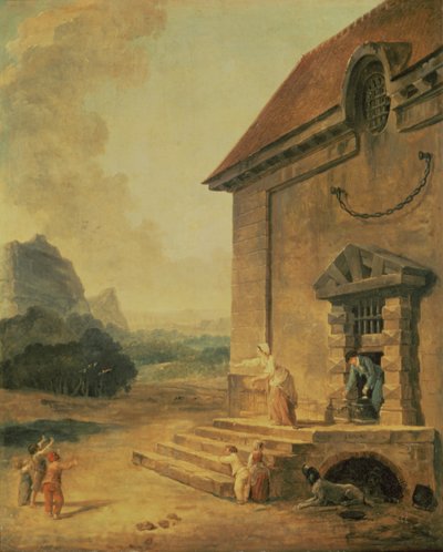 Liberando a los Pájaros, 1794 de Hubert Robert